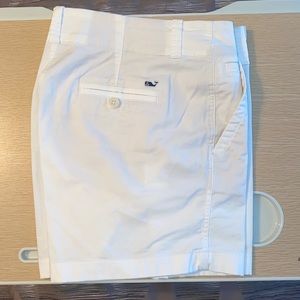 Vineyard Vines White Dress Shorts